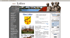 Desktop Screenshot of obec-lidice.cz