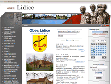 Tablet Screenshot of obec-lidice.cz